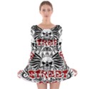 Tattoo tribal street art Long Sleeve Skater Dress View1