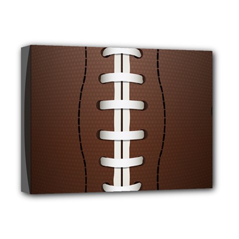 Football Ball Deluxe Canvas 16  X 12   by BangZart