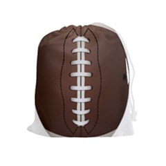 Football Ball Drawstring Pouches (extra Large) by BangZart