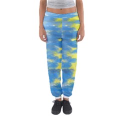 Brazil Colors Pattern Women s Jogger Sweatpants by paulaoliveiradesign