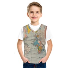 Vintage World Map Kids  Sportswear by BangZart