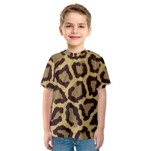 Leopard Kids  Sport Mesh Tee by BangZart