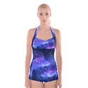 Galaxy Boyleg Halter Swimsuit  View1