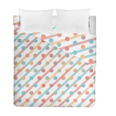 Simple Saturated Pattern Duvet Cover Double Side (full/ Double Size) by linceazul