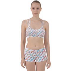 Simple Saturated Pattern Women s Sports Set by linceazul