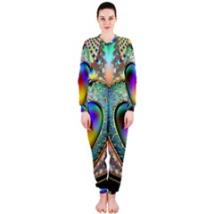 Rainbow Fractal Onepiece Jumpsuit (ladies)  by BangZart