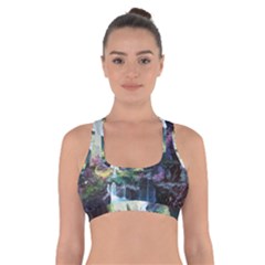 Fantastic World Fantasy Painting Cross Back Sports Bra by BangZart