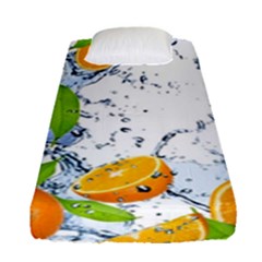 Fruits Water Vegetables Food Fitted Sheet (single Size) by BangZart