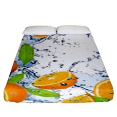 Fruits Water Vegetables Food Fitted Sheet (king Size) by BangZart