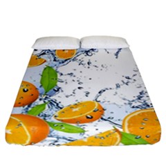 Fruits Water Vegetables Food Fitted Sheet (california King Size) by BangZart