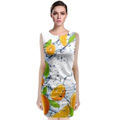 Fruits Water Vegetables Food Classic Sleeveless Midi Dress by BangZart