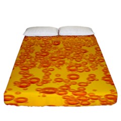 Beer Alcohol Drink Drinks Fitted Sheet (king Size) by BangZart