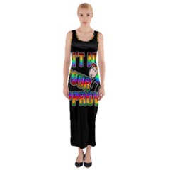 Dont Need Your Approval Fitted Maxi Dress by Valentinaart