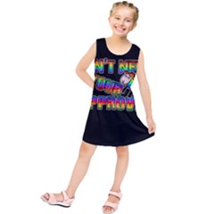 Dont Need Your Approval Kids  Tunic Dress by Valentinaart