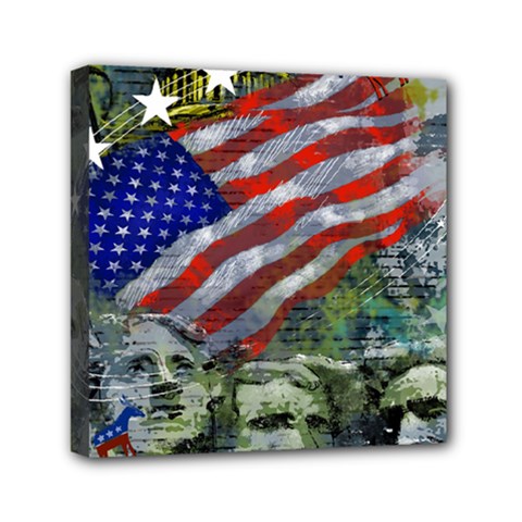 Usa United States Of America Images Independence Day Mini Canvas 6  X 6  by BangZart