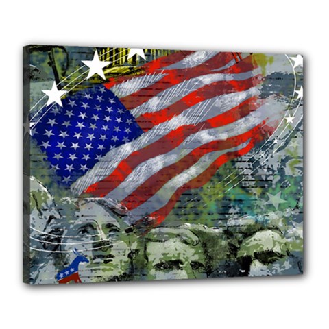 Usa United States Of America Images Independence Day Canvas 20  X 16  by BangZart