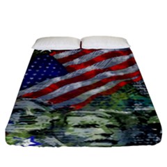 Usa United States Of America Images Independence Day Fitted Sheet (california King Size) by BangZart