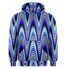 Waves Blue Men s Zipper Hoodie by Colorfulart23