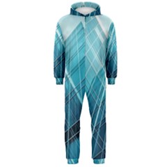 Glass Bulding Hooded Jumpsuit (men)  by BangZart