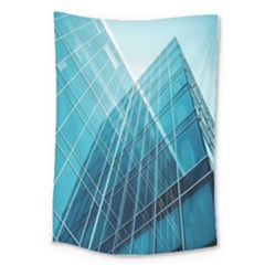 Glass Bulding Large Tapestry by BangZart