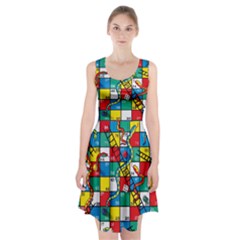 Snakes And Ladders Racerback Midi Dress by BangZart