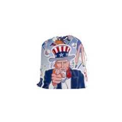 Independence Day United States Of America Drawstring Pouches (xs)  by BangZart