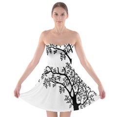 Flowers Landscape Nature Plant Strapless Bra Top Dress by Nexatart