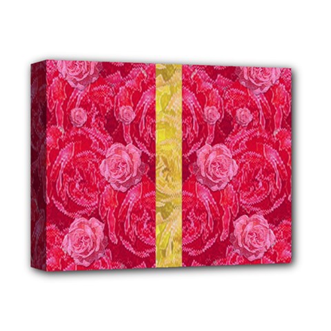 Rose And Roses And Another Rose Deluxe Canvas 14  X 11  by pepitasart