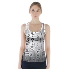 Science Formulas Racer Back Sports Top by BangZart