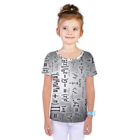 Science Formulas Kids  One Piece Tee by BangZart