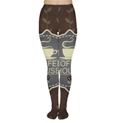 Coffee House Women s Tights by BangZart