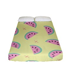 Watermelon Wallpapers  Creative Illustration And Patterns Fitted Sheet (full/ Double Size) by BangZart