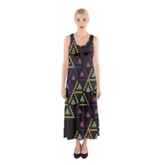 Triangle Shapes                              Full Print Maxi Dress by LalyLauraFLM