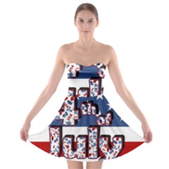 4th Of July Independence Day Strapless Bra Top Dress by Valentinaart