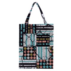 Distressed Pattern Classic Tote Bag by linceazul