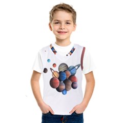 Planets  Kids  Sportswear by Valentinaart