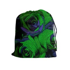 Roses Vi Drawstring Pouches (extra Large) by markiart