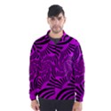 Black Spral Stripes Pink Wind Breaker (Men) View1