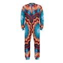 Blue Feather Mandala OnePiece Jumpsuit (Kids) View1