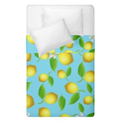 Lemon Pattern Duvet Cover Double Side (single Size) by Valentinaart