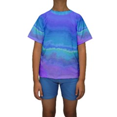 Ombre Kids  Short Sleeve Swimwear by ValentinaDesign