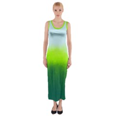 Ombre Fitted Maxi Dress by ValentinaDesign