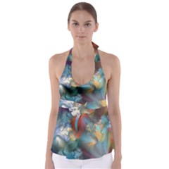 Evidence Of Angels Babydoll Tankini Top by WolfepawFractals