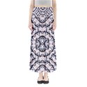 Futuristic Geometric Pattern  Full Length Maxi Skirt View1