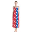 Usa Flag Button Up Chiffon Maxi Dress View1