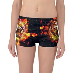 Fire Tiger Reversible Boyleg Bikini Bottoms by stockimagefolio1