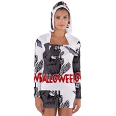 Death - Halloween Long Sleeve Hooded T-shirt by Valentinaart