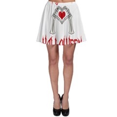 I Just Love Halloween Skater Skirt by Valentinaart