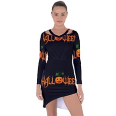 Halloween Asymmetric Cut-out Shift Dress by Valentinaart