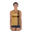 Brown Verticals Lines Stripes Colorful Sport Tank Top  View1